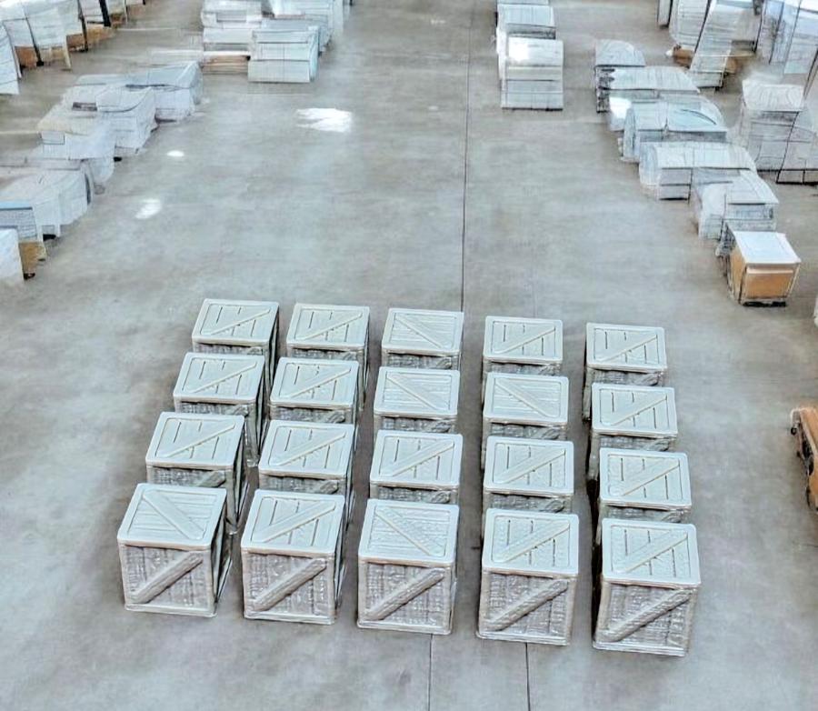 Wooden Crates 3ft Model Train Railway Station Freight New OO HO Gauge 20 Pack 3D Peak Print