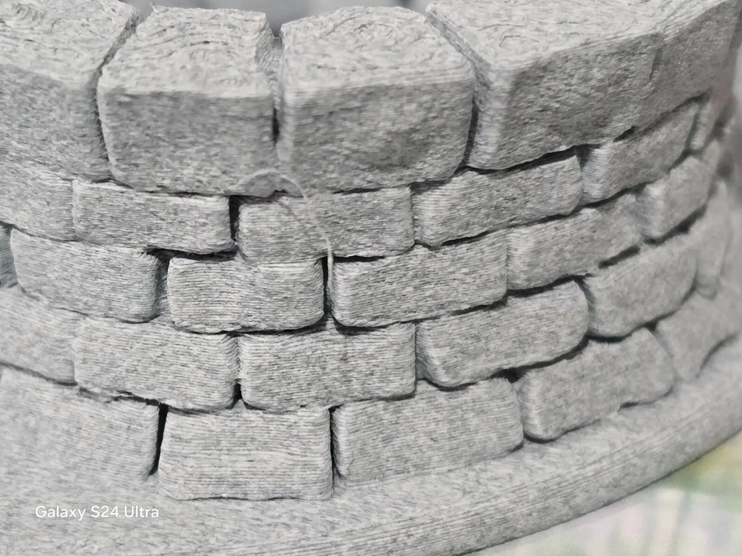 009 00-9 narrow gauge model railway stone well on 58mm base scenery terrain 3D Peak Print