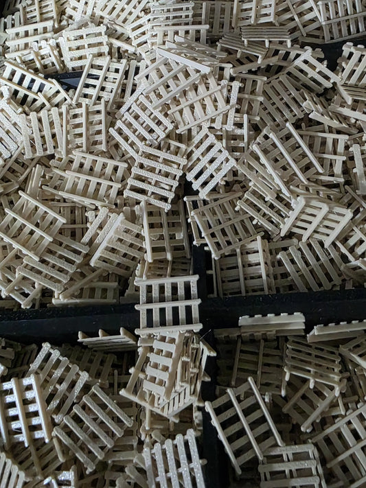 009 00-9 Narrow Gauge Wood Colour Pallets 1:76 Models Train Railway (25 Pack) 3D Peak Print