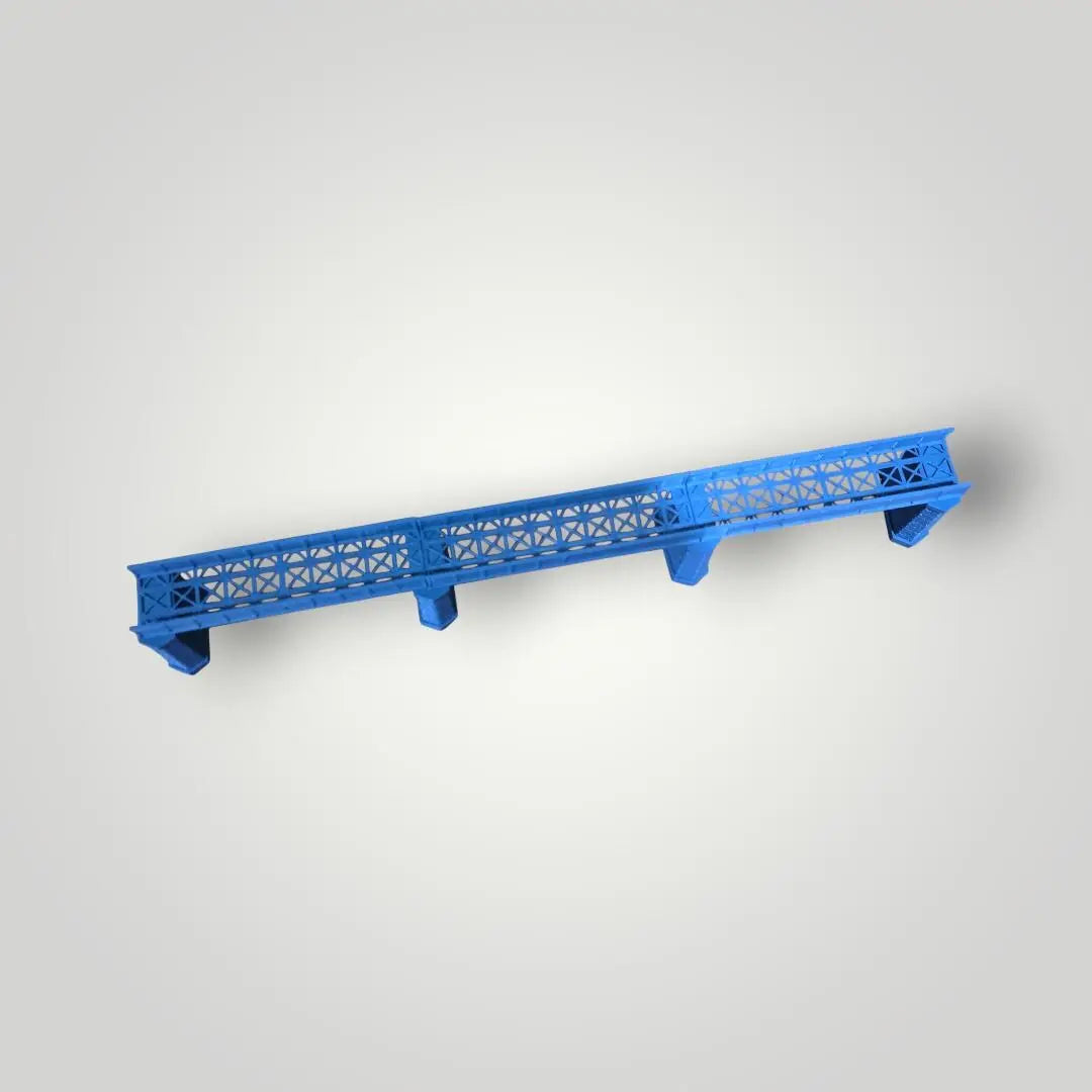 Z Gauge Single Track Iron Girder Bridge 300mm Model Railway Layout 1:220 Scale 3D Peak Print