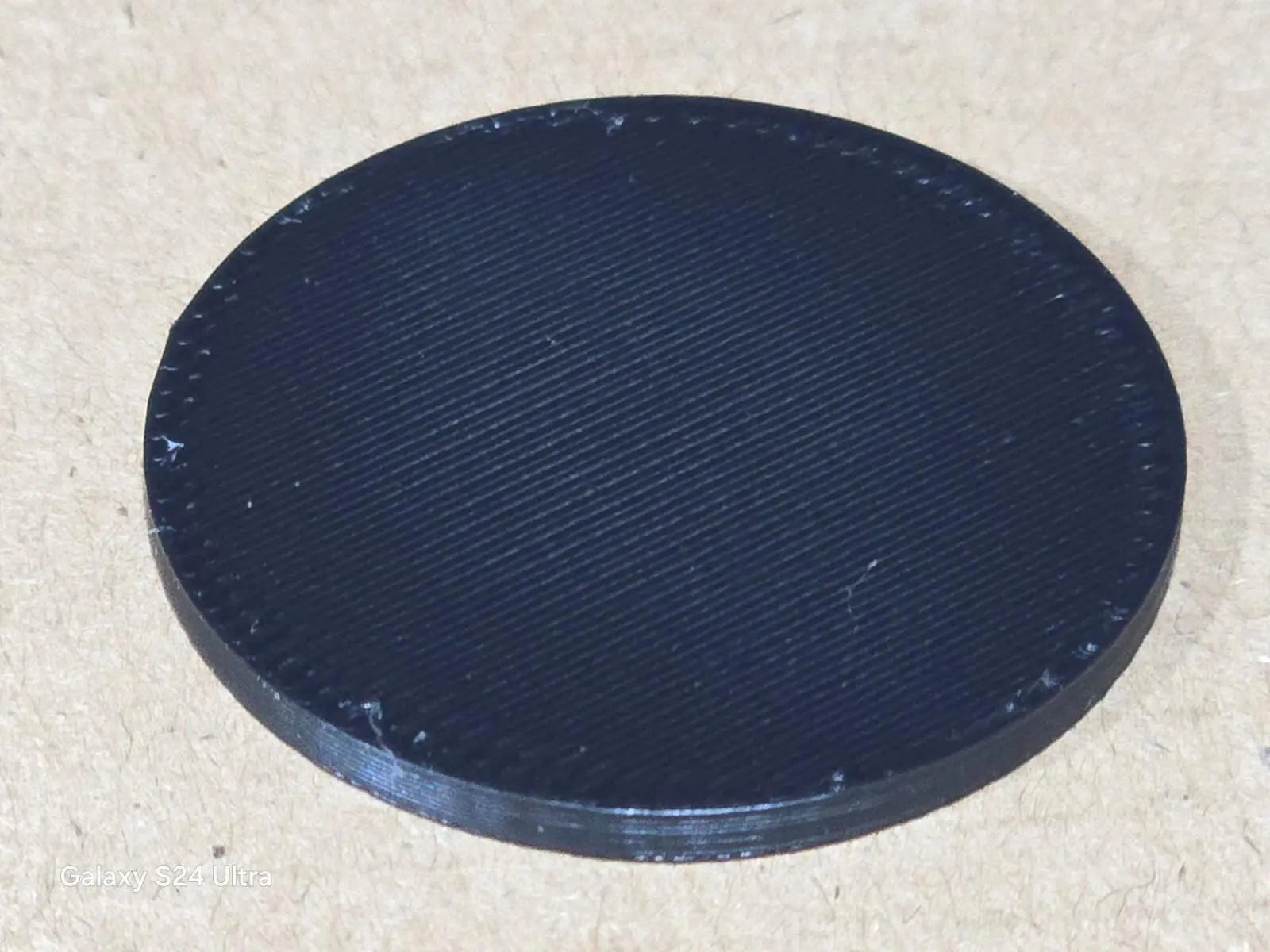 10pcs 30mm Round Small Miniature Model Bases 2mm Deep Thick Circular Base, Black 3D Peak Print