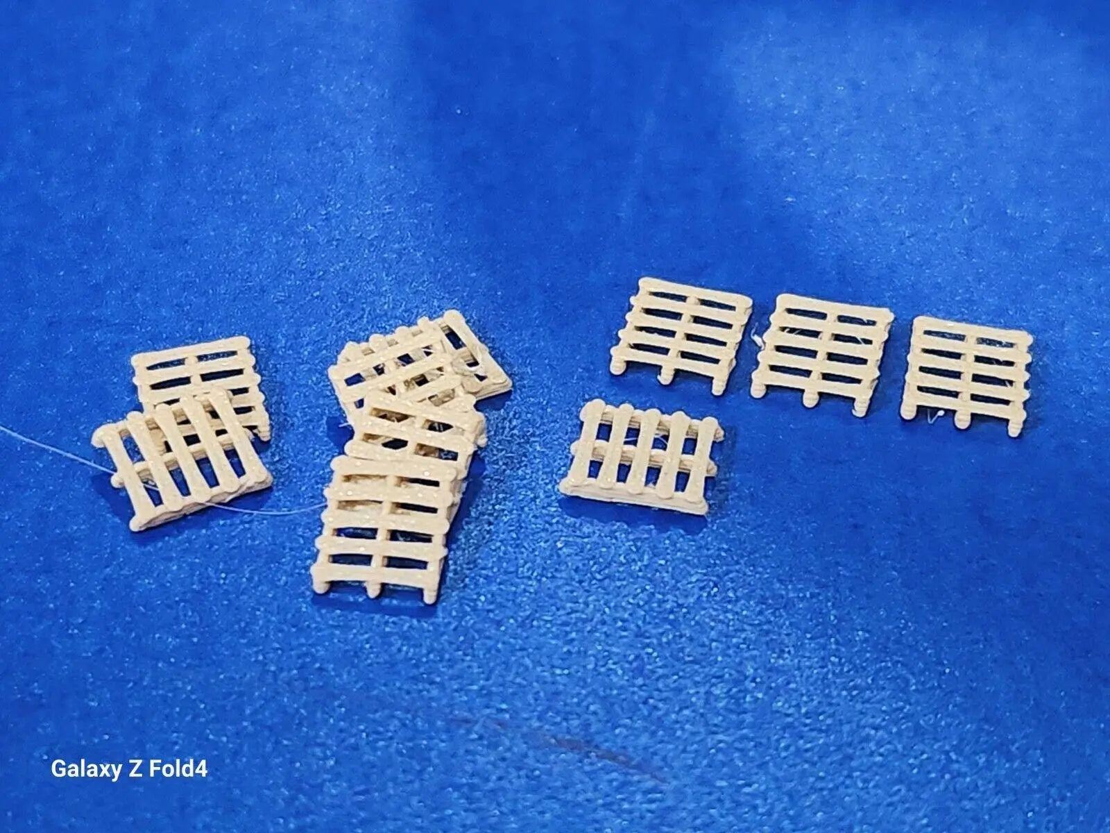 New Wood Colour Pallets Z Gauge 1:220 Scale Models Train Railway (10 Pack) 3D Peak Print
