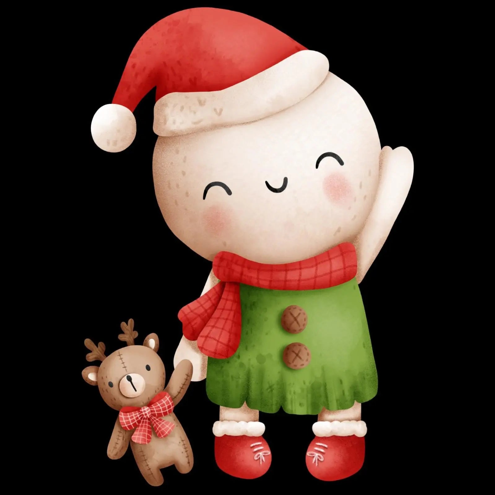 325 Christmas Personalised Self Adhesive Handmade by Sticky Labels Stickers 3D Peak Print