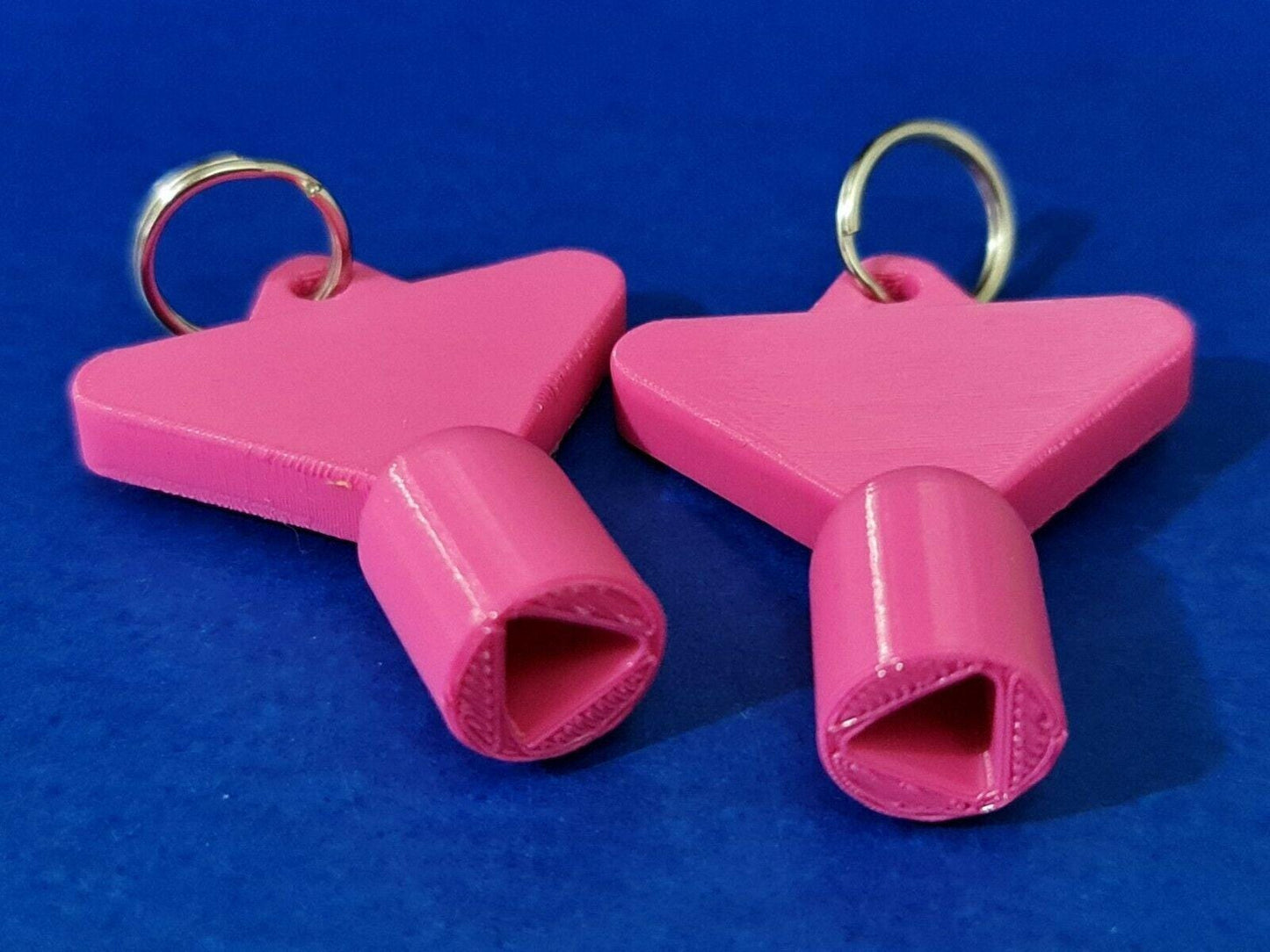 2 x Gas Electric Meter Box Utility Key Cupboard Pink PLA Plastic Biodegradable 3D Peak Print