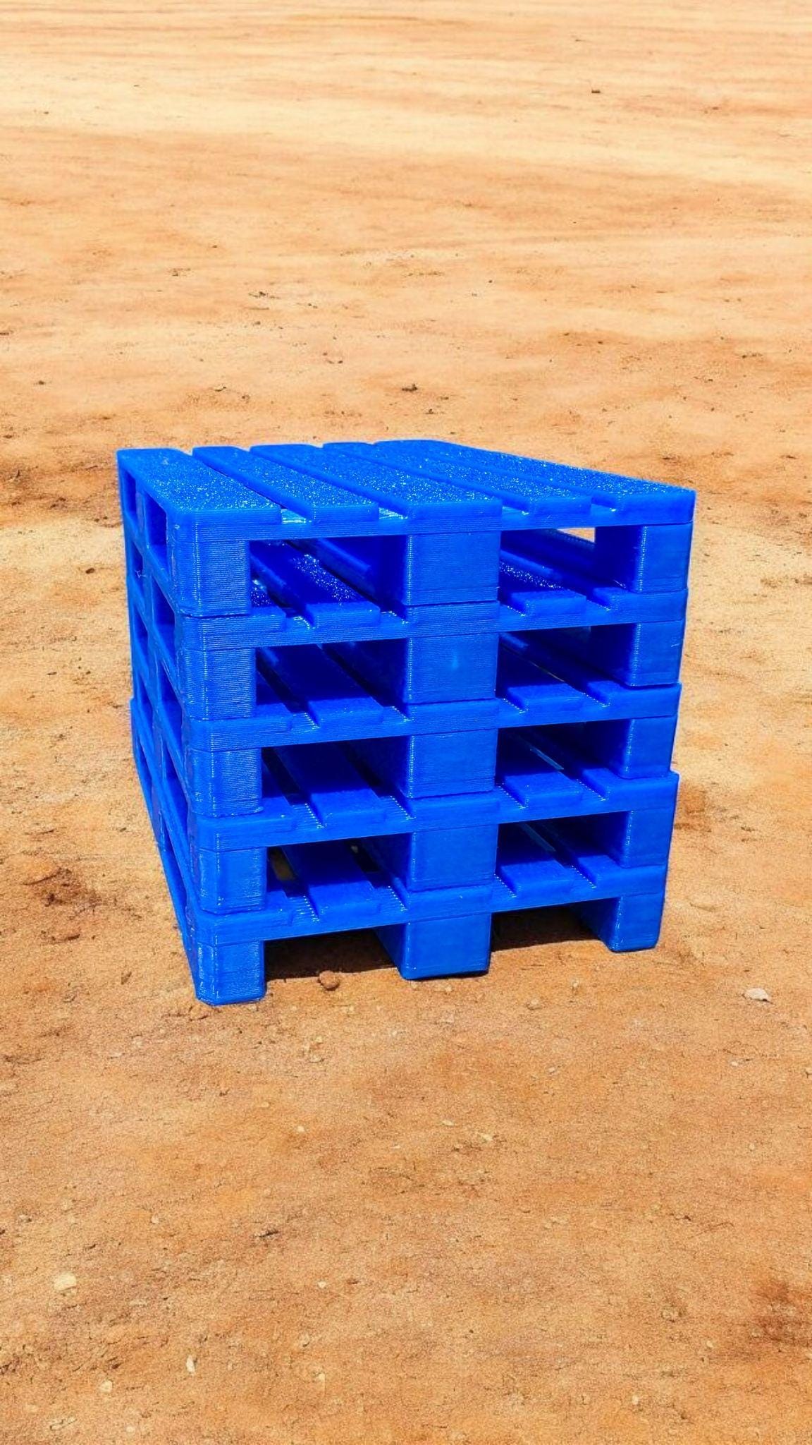 1:14 scale euro pallets – chep style – for tamiya rc trucks – full load option 3D Peak Print