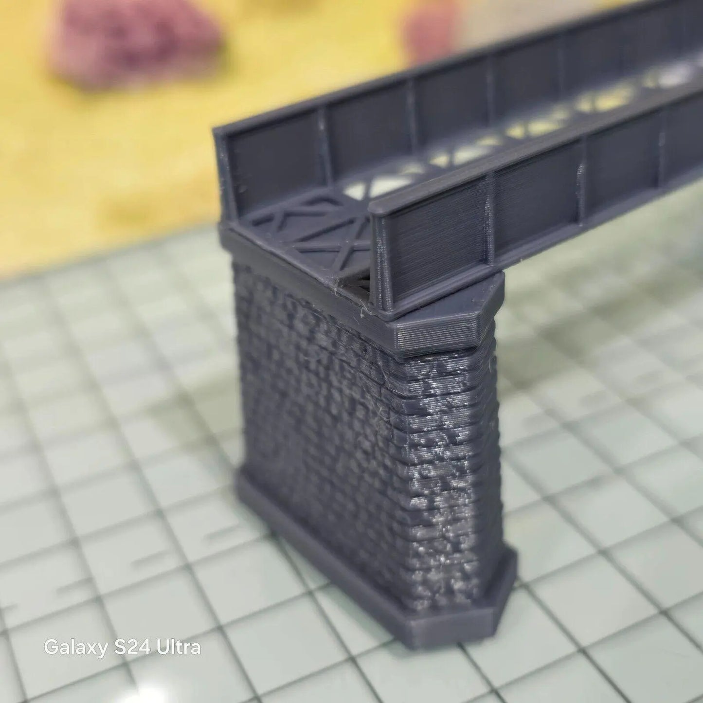 Z Gauge Single Track Iron Girder Bridge Model Railway Train Layout 1:220 Scale 3D Peak Print