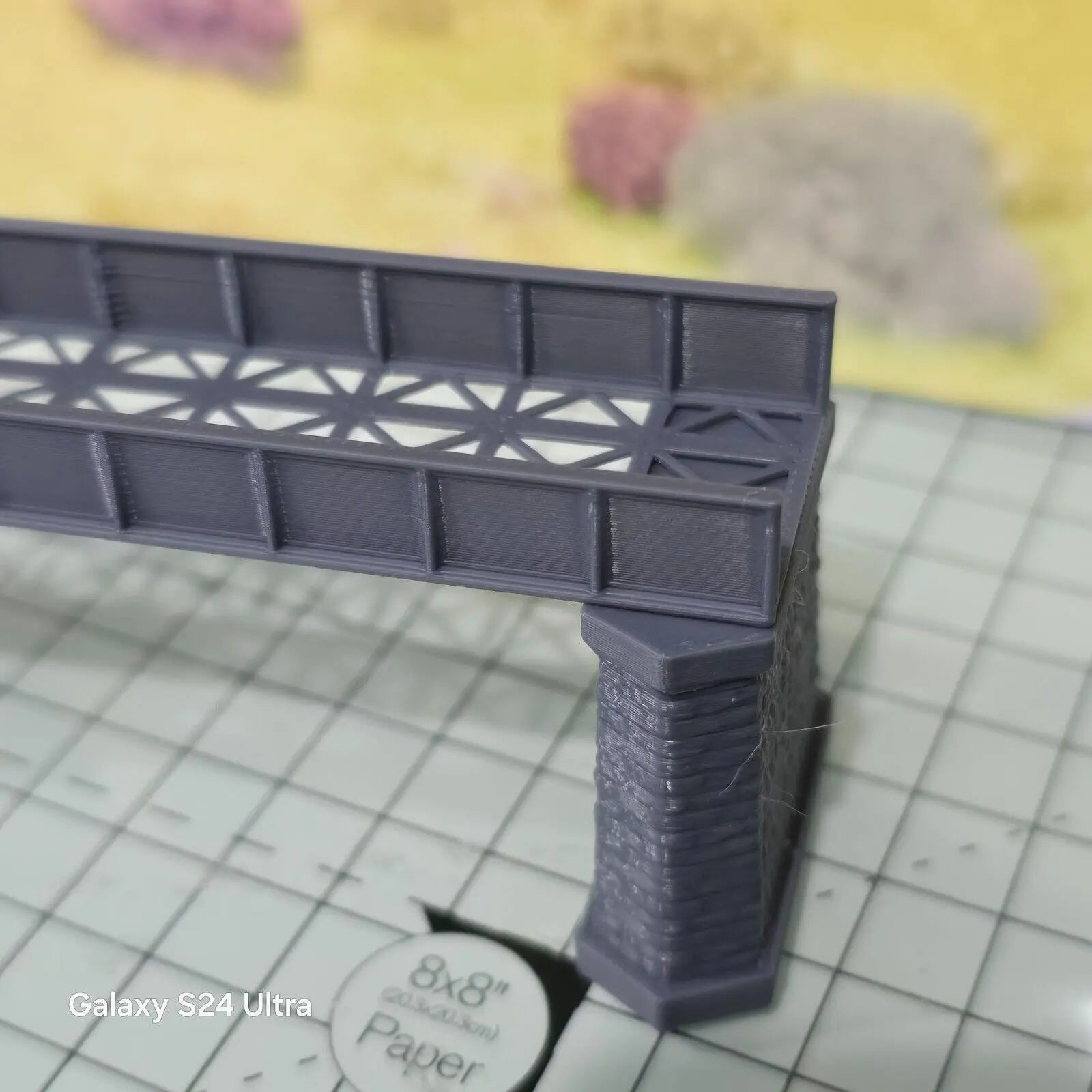 Z Gauge Single Track Iron Girder Bridge Model Railway Train Layout 1:220 Scale 3D Peak Print