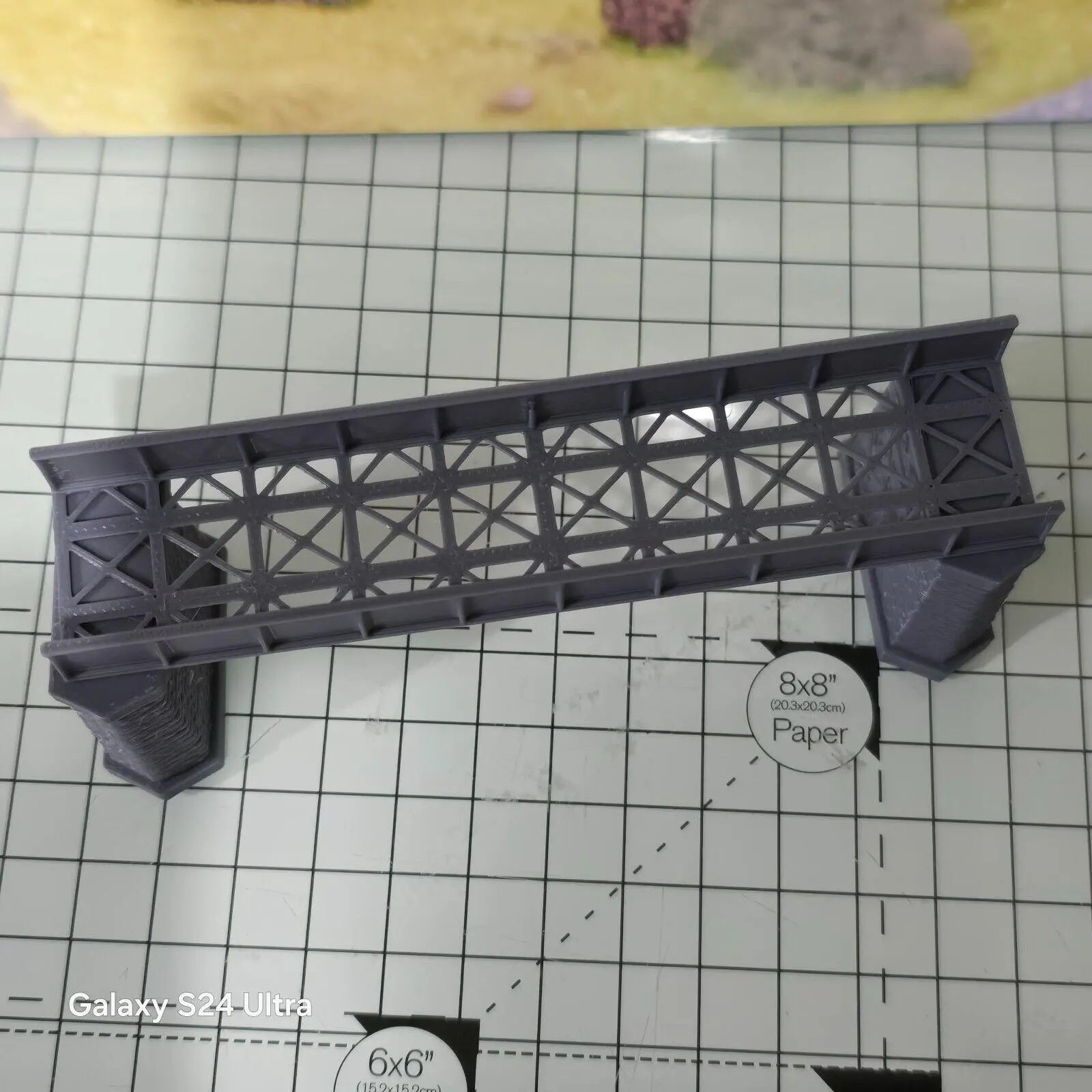 Z Gauge Single Track Iron Girder Bridge Model Railway Train Layout 1:220 Scale 3D Peak Print