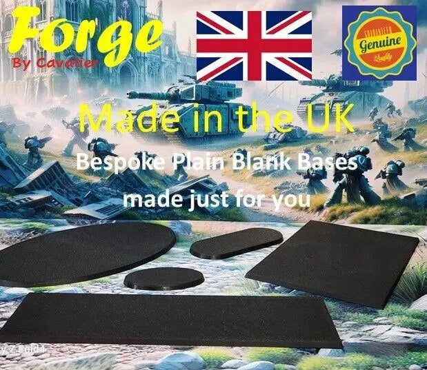 200 Mixed Bases War Gaming, Plain Blank Modelling Bases Tabletop War Games 3D Peak Print