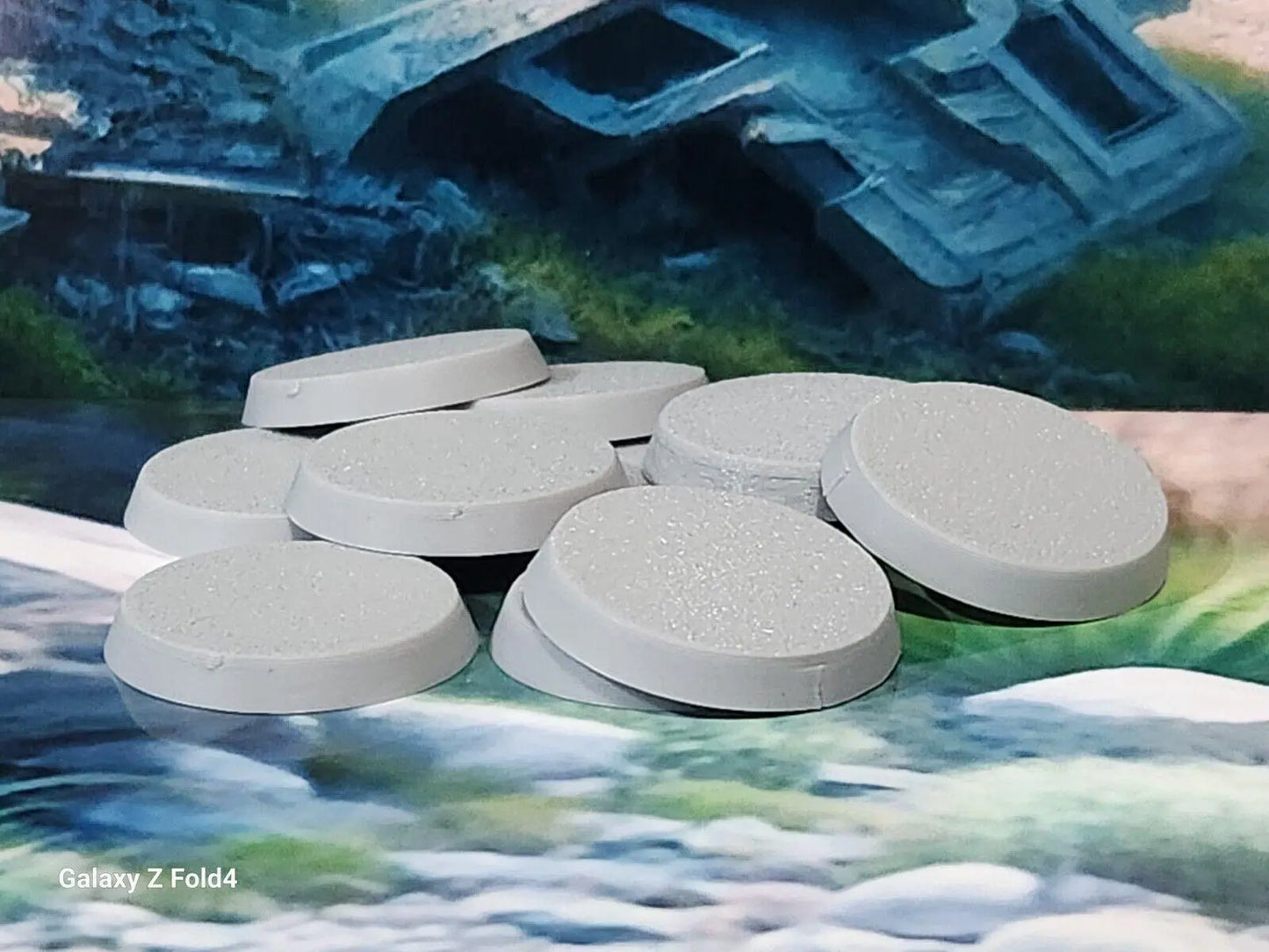 200 Mixed Bases War Gaming, Plain Blank Modelling Bases Tabletop War Games 3D Peak Print