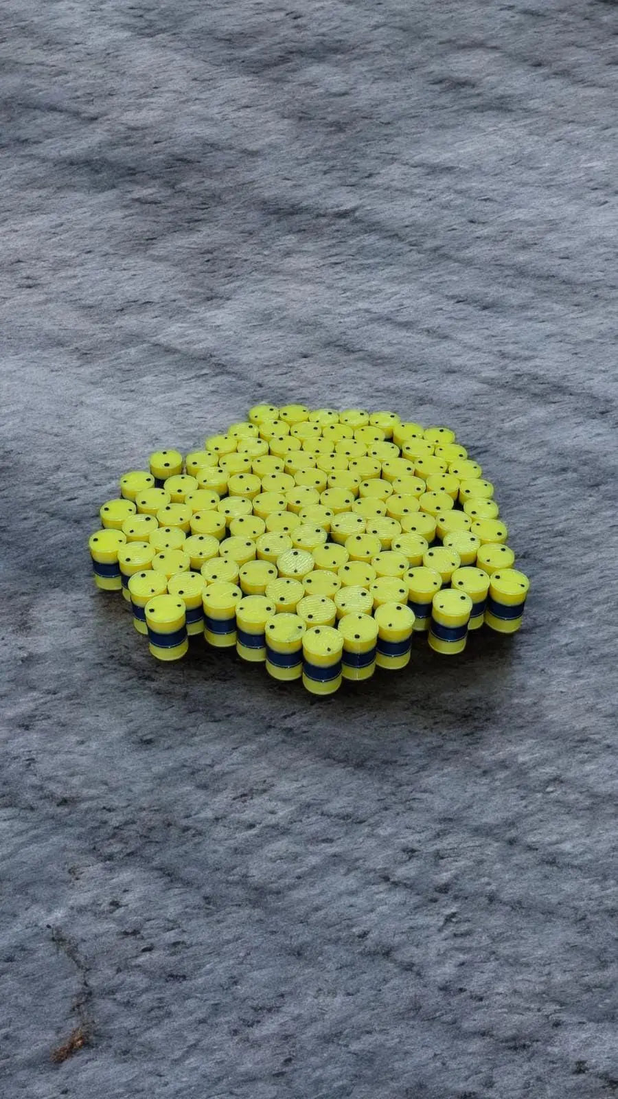 Oil Drum Barrels OO Gauge 50 x Yellow-Blue Duckhams Oils Style Model Scenery 3D Peak Print