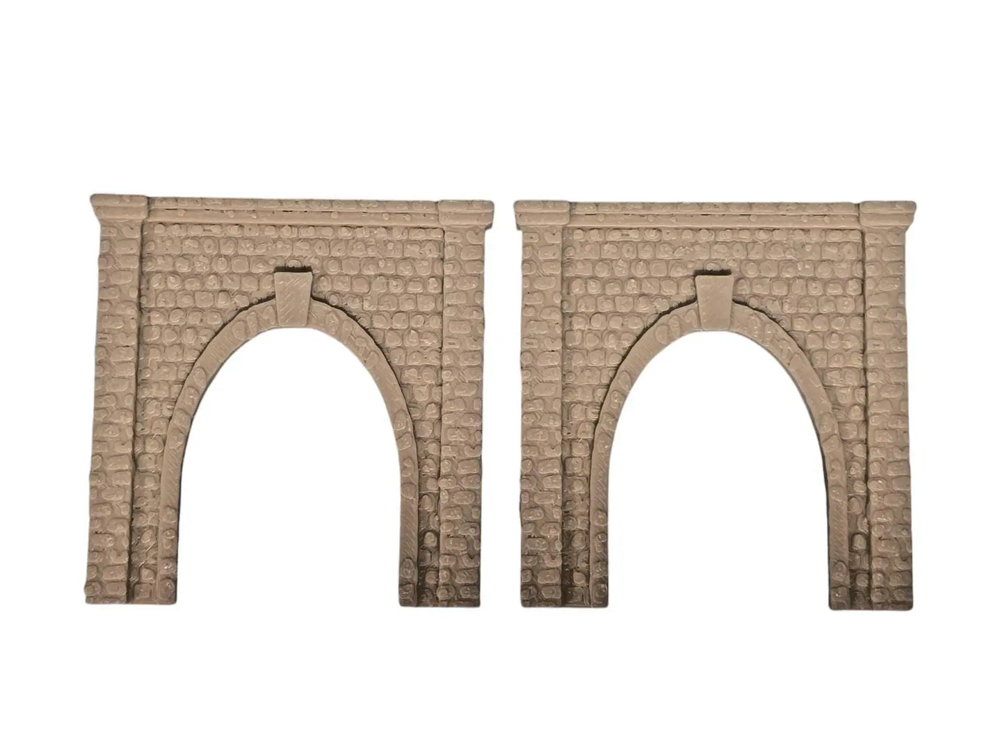 Z Gauge Tunnel Single Track Stone Portal Model Railway Train Layout 1:220 Scale 3D Peak Print