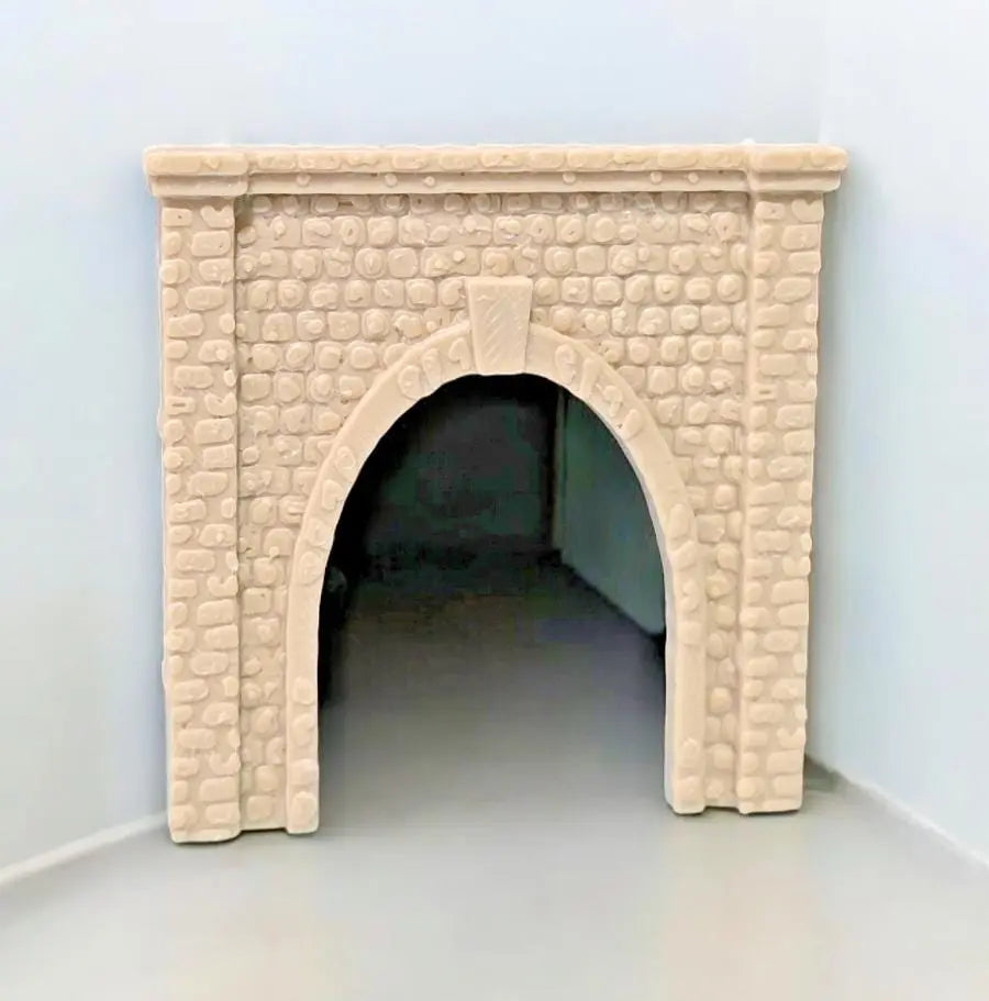 Z Gauge Tunnel Single Track Stone Portal Model Railway Train Layout 1:220 Scale 3D Peak Print