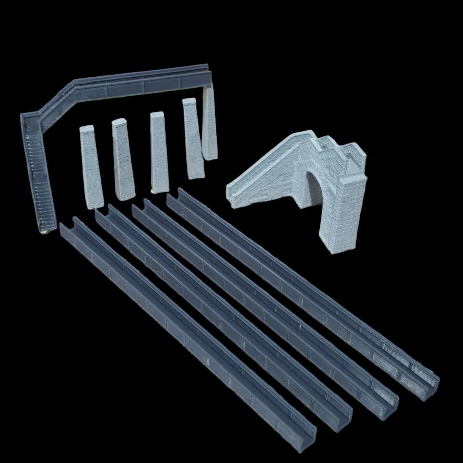 Z Gauge The Monkey Bridge Swansea Docks Footbridge Model Railway 1:220 Scale 3D Peak Print