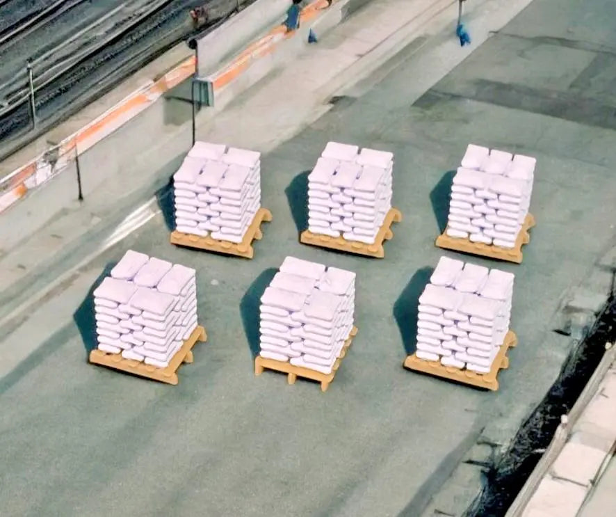 Pallets of white Sacks wood pallet Z Gauge 1:220 Scale Model Railway (6 Pack) 3D Peak Print