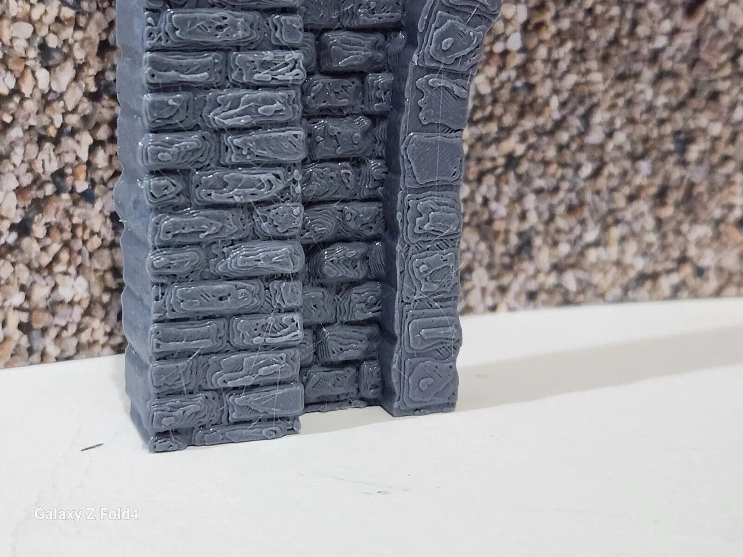 OO9 Narrow Gauge Tunnel Double Track Stone Portal Model Railway Train Layout 3D Peak Print