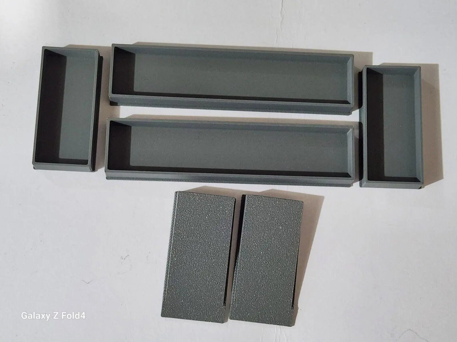 Railway Train Station Passenger Platform 6 Pc Kit Z Gauge 1:220 Scale Railroad 3D Peak Print