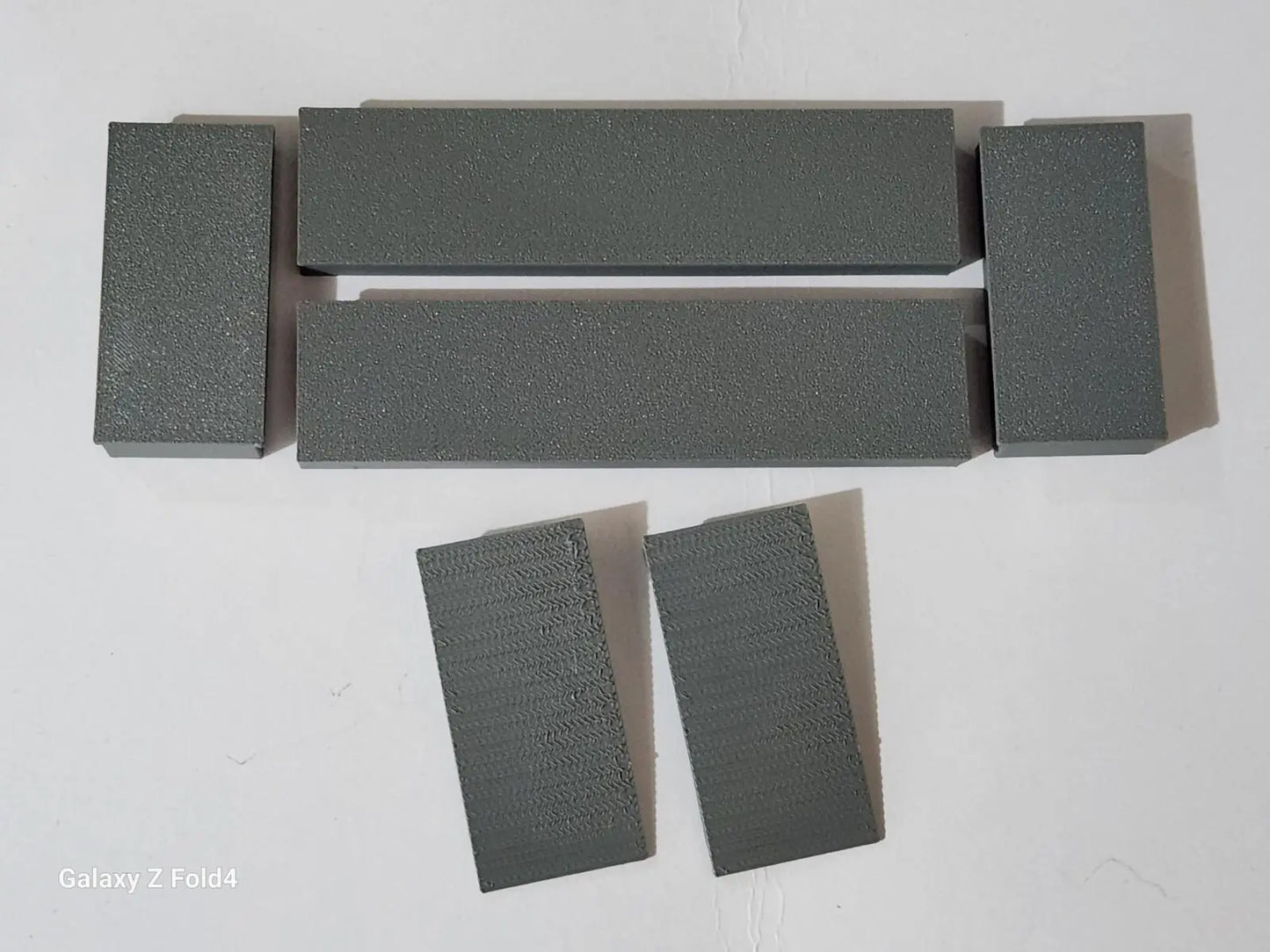 Railway Train Station Passenger Platform 6 Pc Kit Z Gauge 1:220 Scale Railroad 3D Peak Print