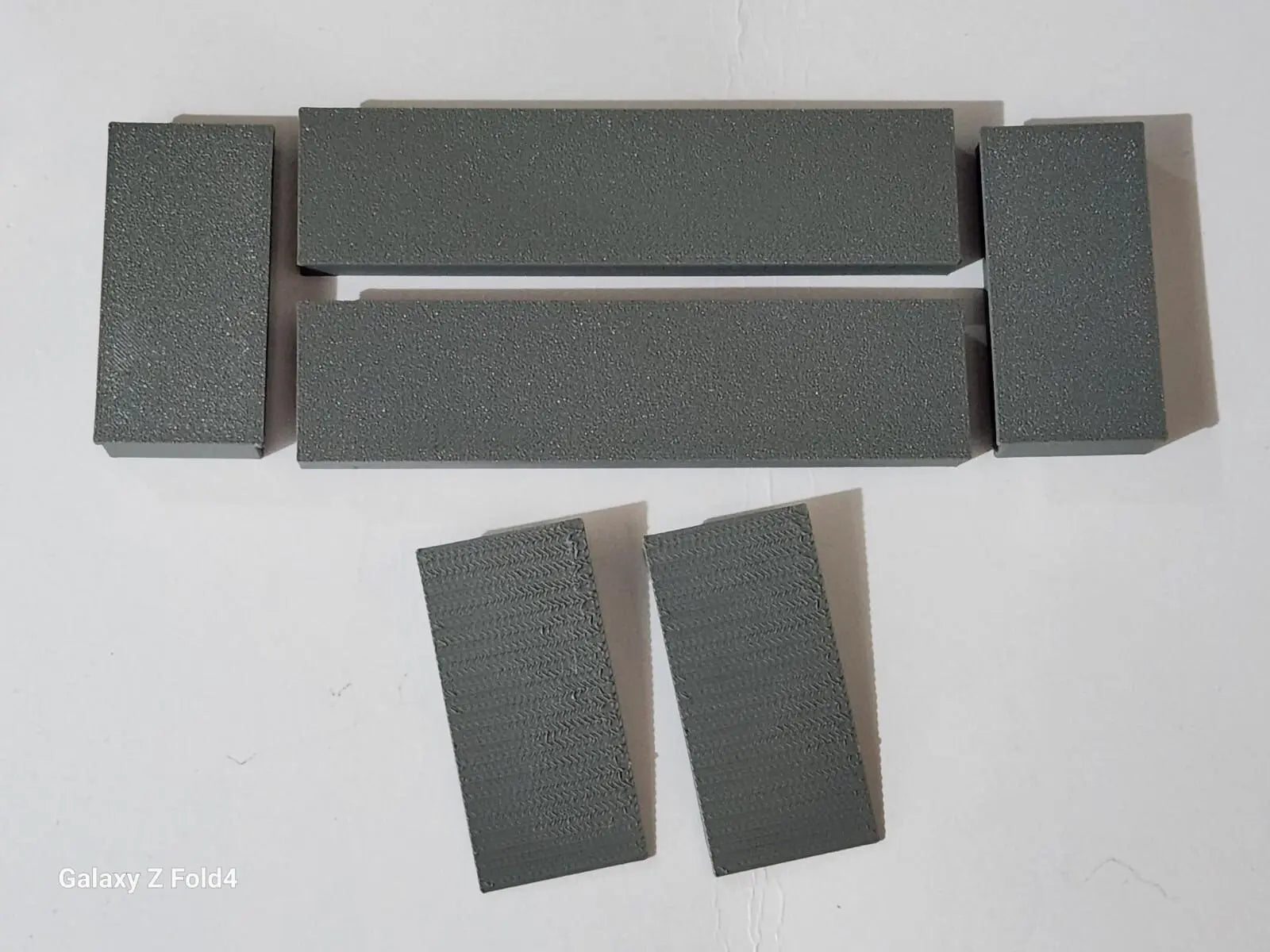 Railway Train Station Passenger Platform 6 Pc Kit Z Gauge 1:220 Scale Railroad 3D Peak Print