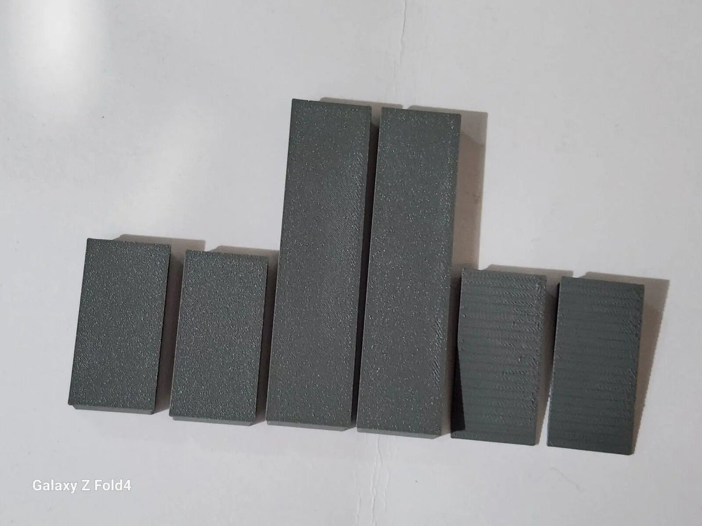 Railway Train Station Passenger Platform 6 Pc Kit Z Gauge 1:220 Scale Railroad 3D Peak Print