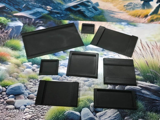 Wargaming Base Adaptors Convertors All Sizes PLA for War Gaming Tabletop Games 3D Peak Print