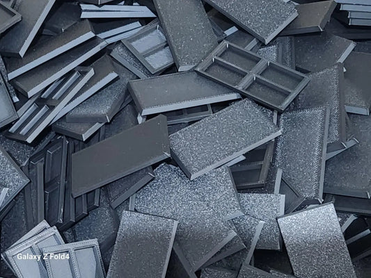 Wargaming Bases 60 x 30mm Rectangle PLA Plastic for War Gaming Tabletop Games 3D Peak Print