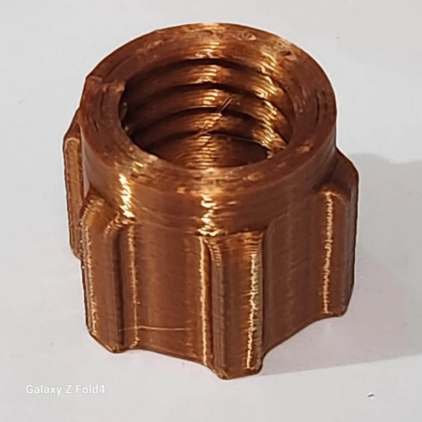 Pack of 6 Copper Silicone Sealer Sealant Mastik Tube Nozzle Screw Cap Tops 3D Peak Print