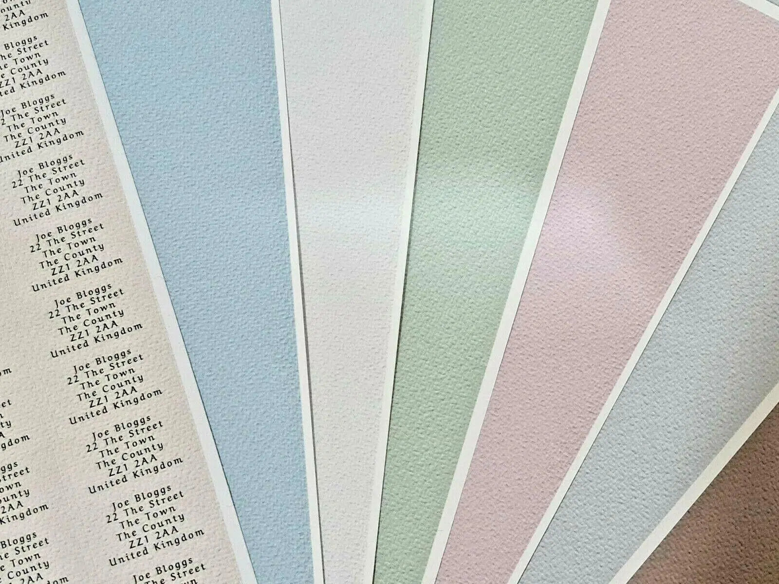 Small Personalised Self Adhesive Name Return Address Sticky Labels Stickers 3D Peak Print