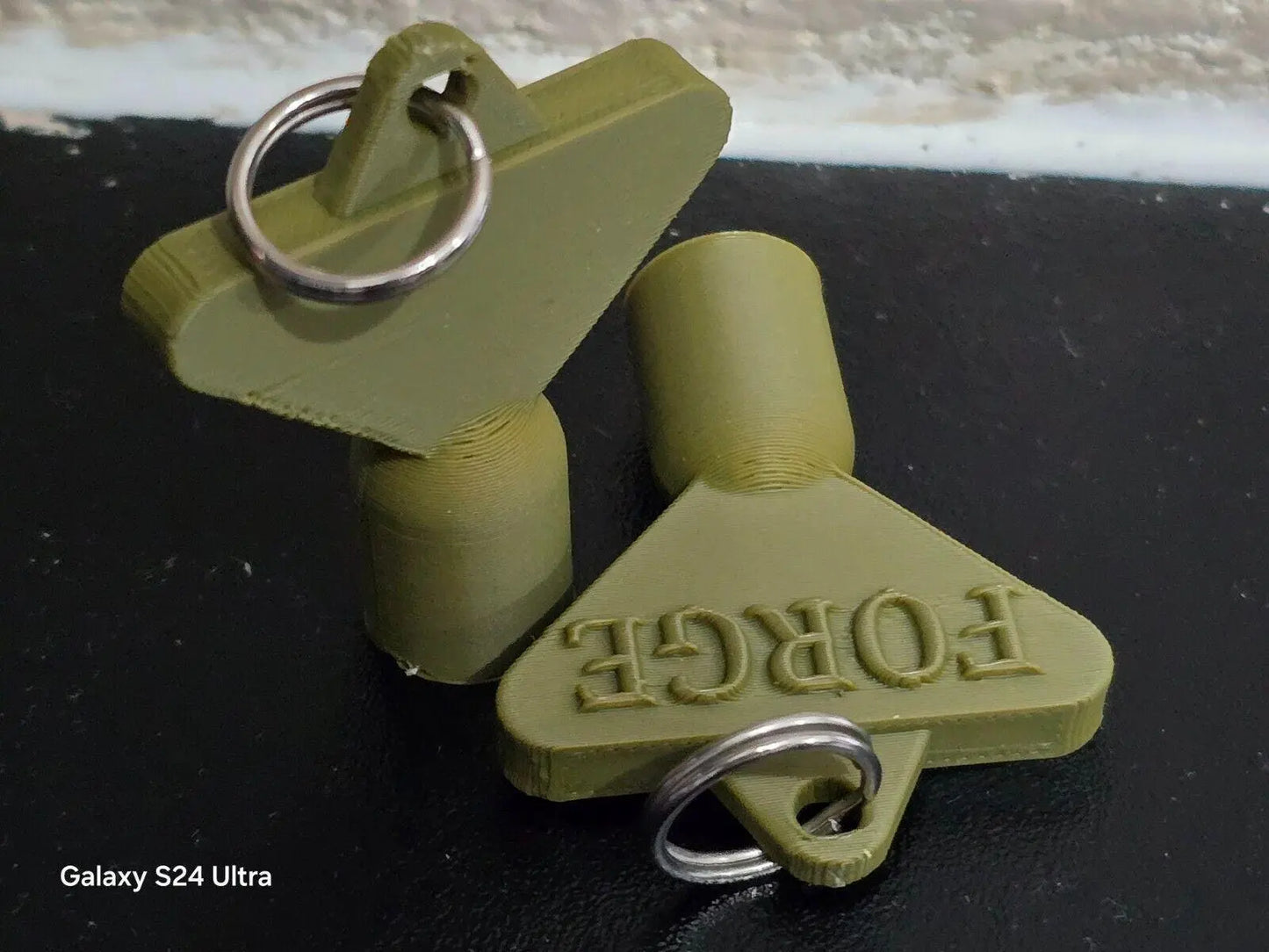 2 x Gas Electric Meter Box Utility Key Cupboard Army Green PLA Plastic 3D Peak Print