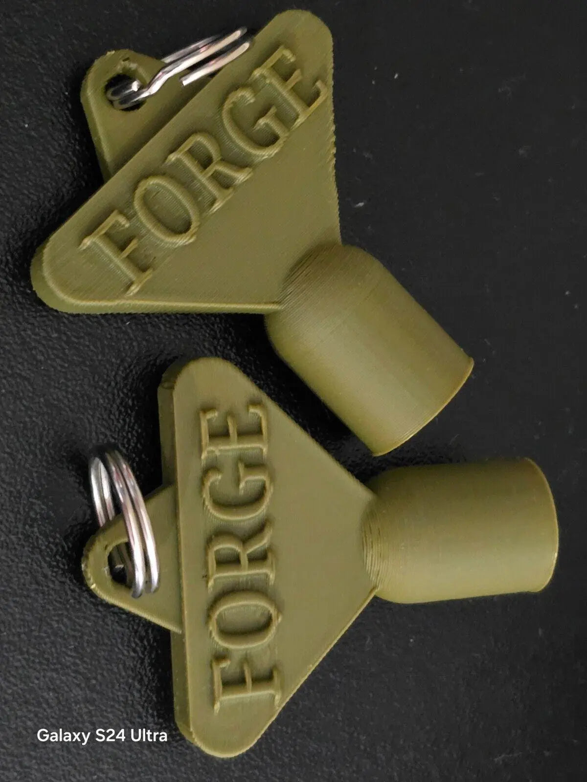 2 x Gas Electric Meter Box Utility Key Cupboard Army Green PLA Plastic 3D Peak Print