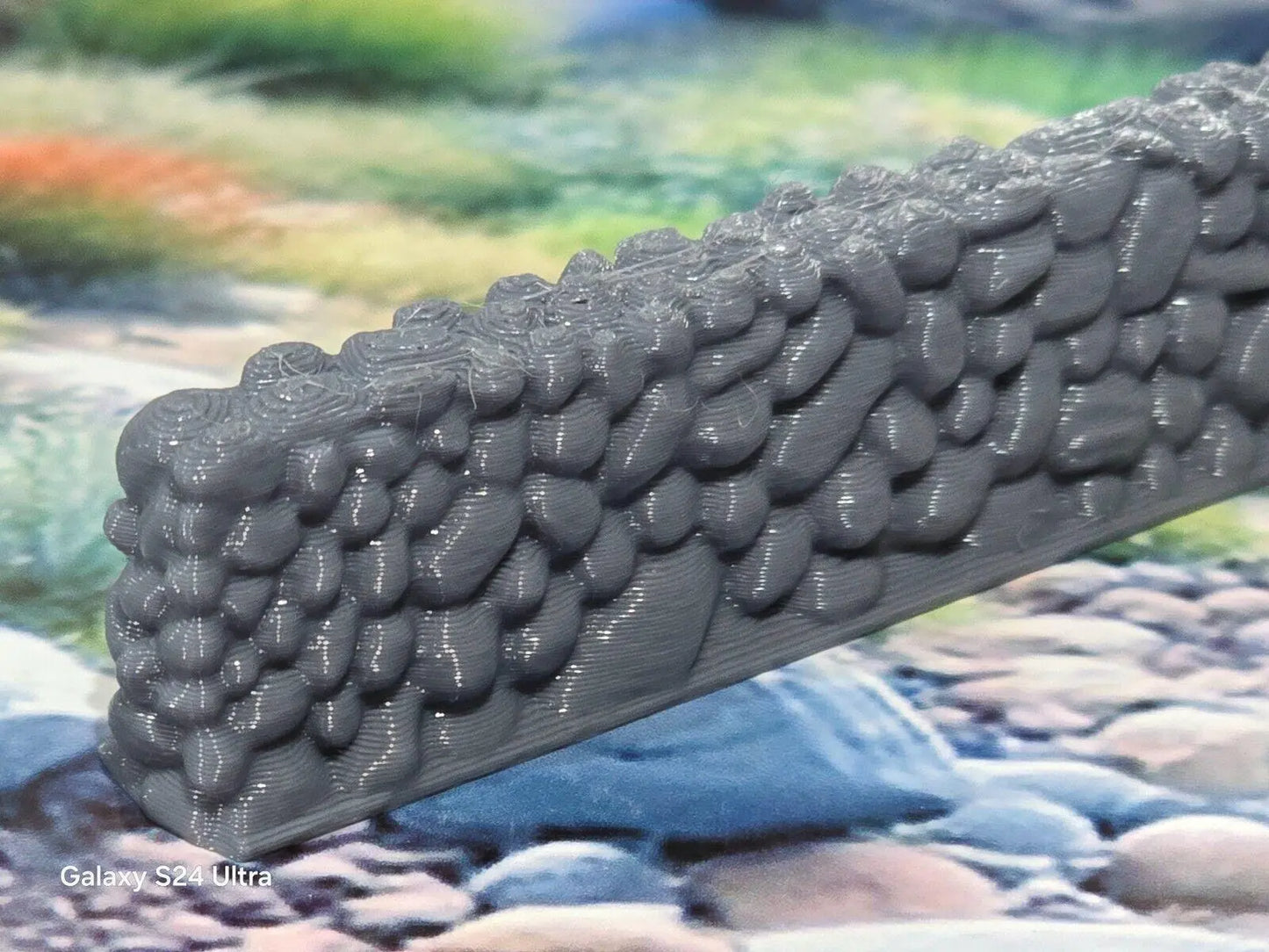 28mm Unpainted Grey Plastic 196mm long Stone Wall Bolt Action Table Top Wargames 3D Peak Print