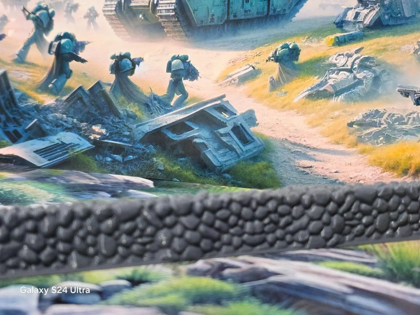 28mm Unpainted Grey Plastic 196mm long Stone Wall Bolt Action Table Top Wargames 3D Peak Print