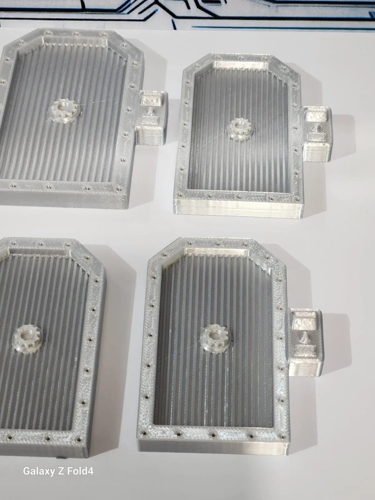 28mm Sci-Fi Greebles Doors Kitbash Set 8 pcs Cyberpunk Control Panels 3D Peak Print