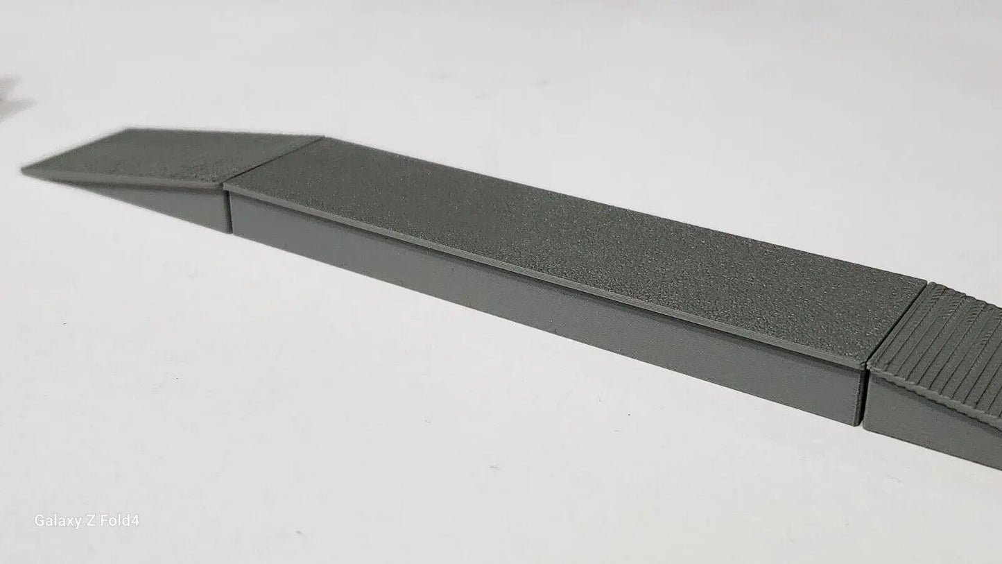 Railway Train Station Passenger Platform 6 Pc Kit T Gauge 1:450 Scale Railroad 3D Peak Print