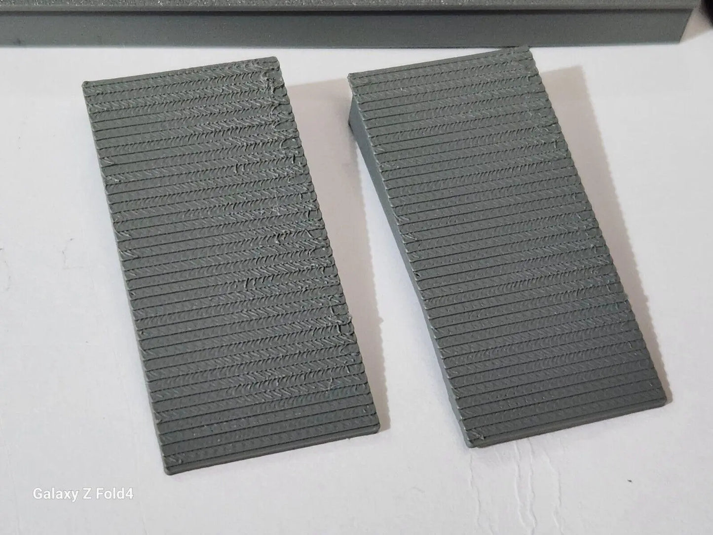 Railway Train Station Passenger Platform 6 Pc Kit T Gauge 1:450 Scale Railroad 3D Peak Print