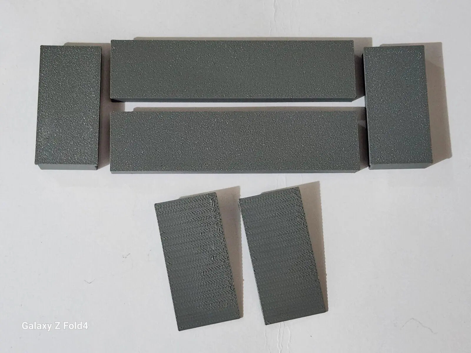 Railway Train Station Passenger Platform 6 Pc Kit T Gauge 1:450 Scale Railroad 3D Peak Print