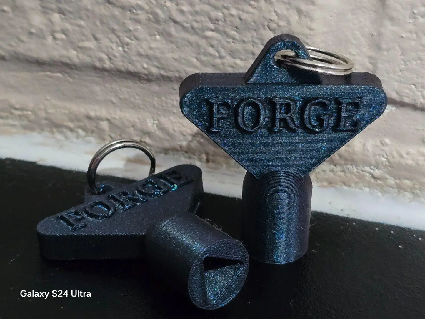 2 x Gas Electric Meter Box Utility Key Cupboard Burnt Titanium PLA Plastic 3D Peak Print