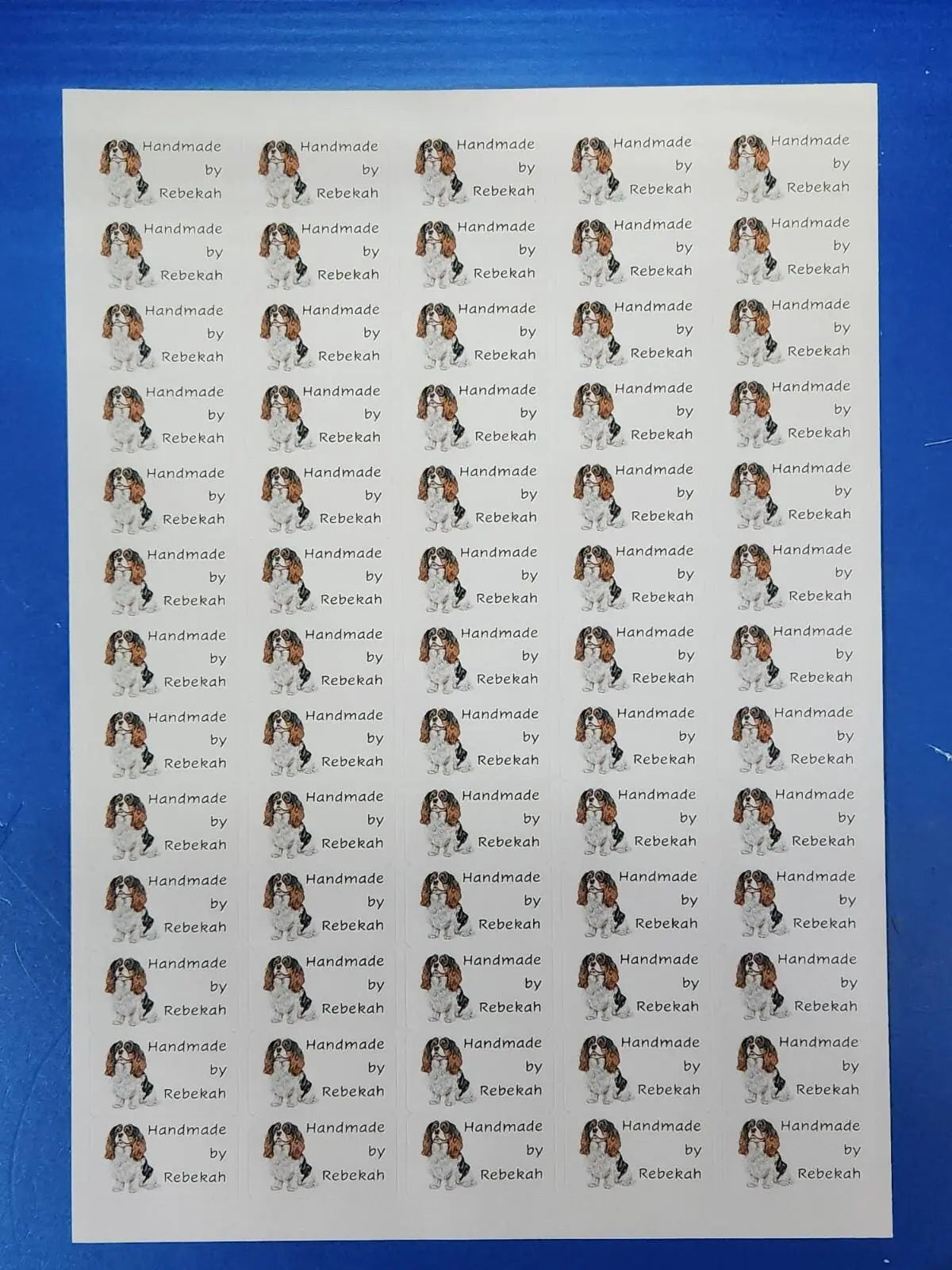 260 Handmade by Labels, Dog Breeds, Craft stickers, Address return 3D Peak Print