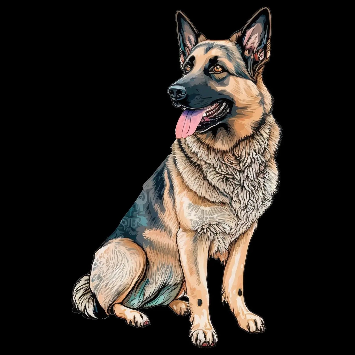 260 Handmade by Labels, Dog Breeds, Craft stickers, Address return 3D Peak Print