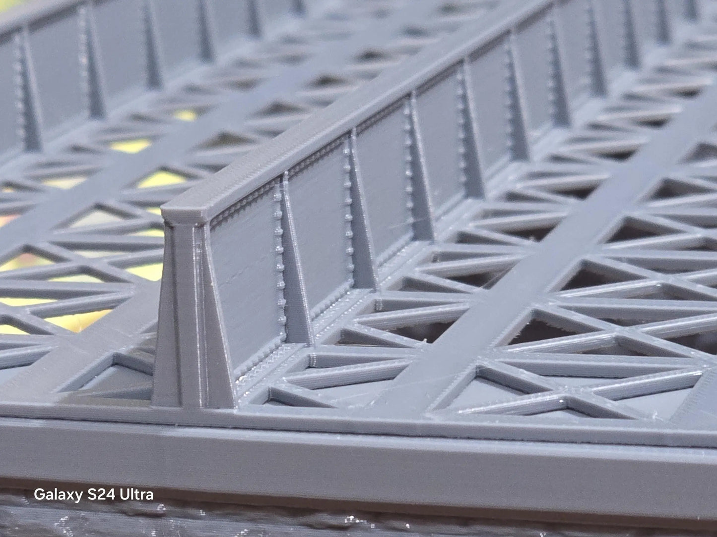 Iron Girder Bridge OO Gauge 800mm Double Track Model Railway Train 1:76 Scale 3D Peak Print