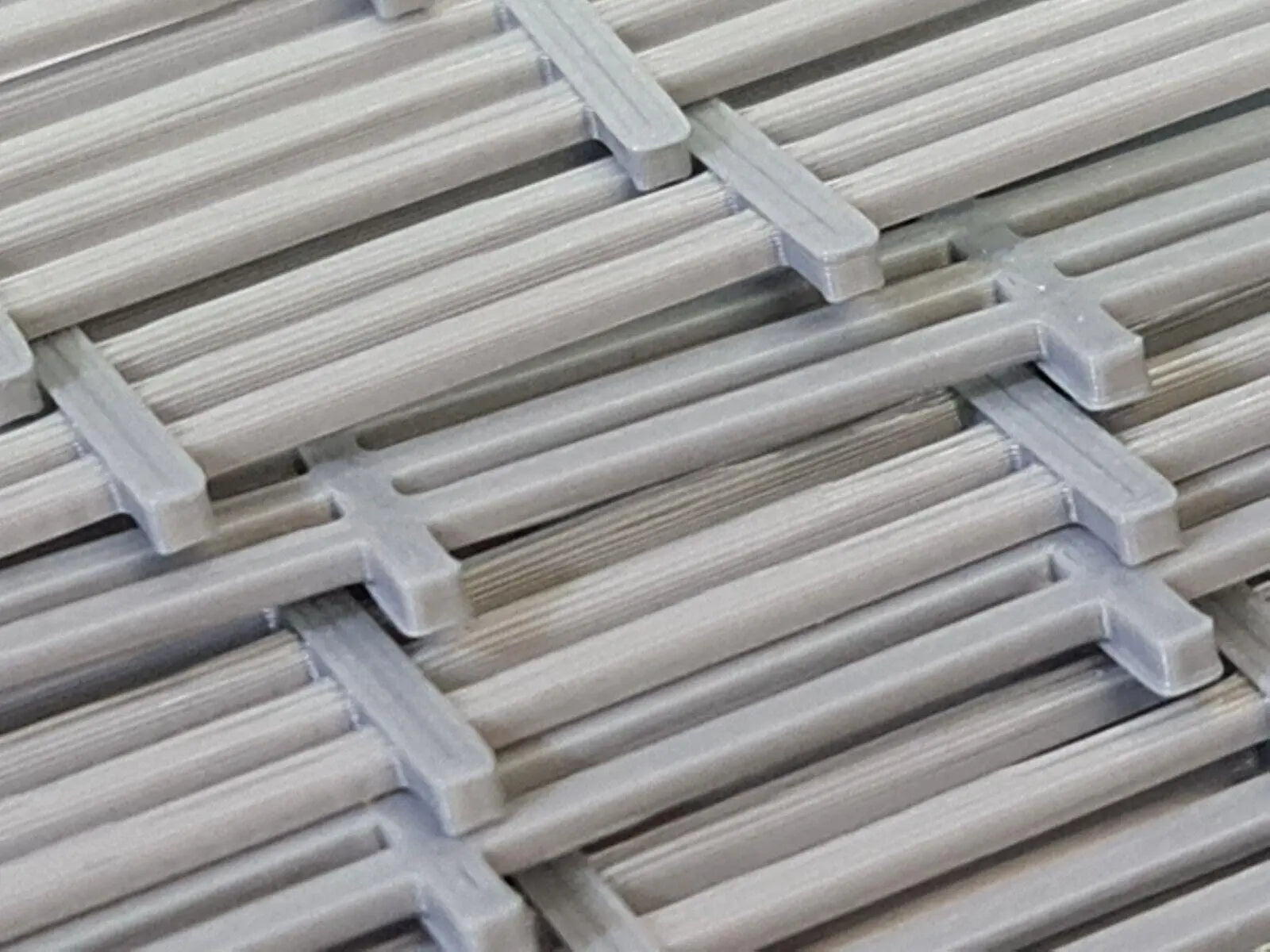 Fencing Railings OO HO New 10 Pack Grey Gauge 1:76 Scale Models Train Railway 3D Peak Print