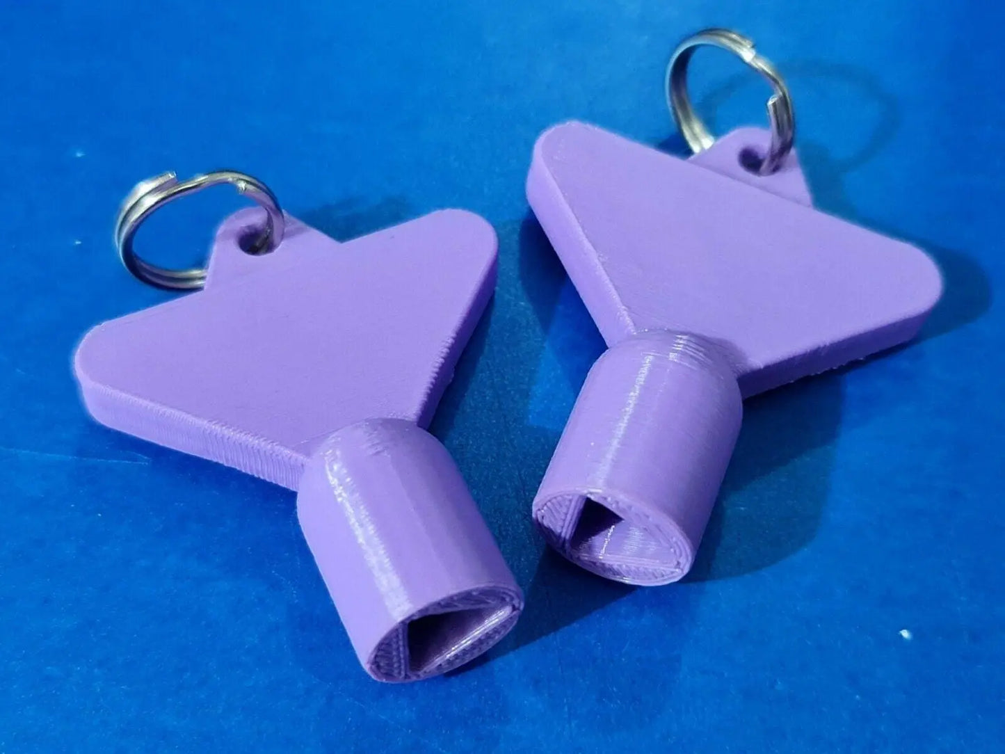 2 x Gas Electric Meter Box Utility Key Cupboard Purple PLA Plastic Biodegradable 3D Peak Print