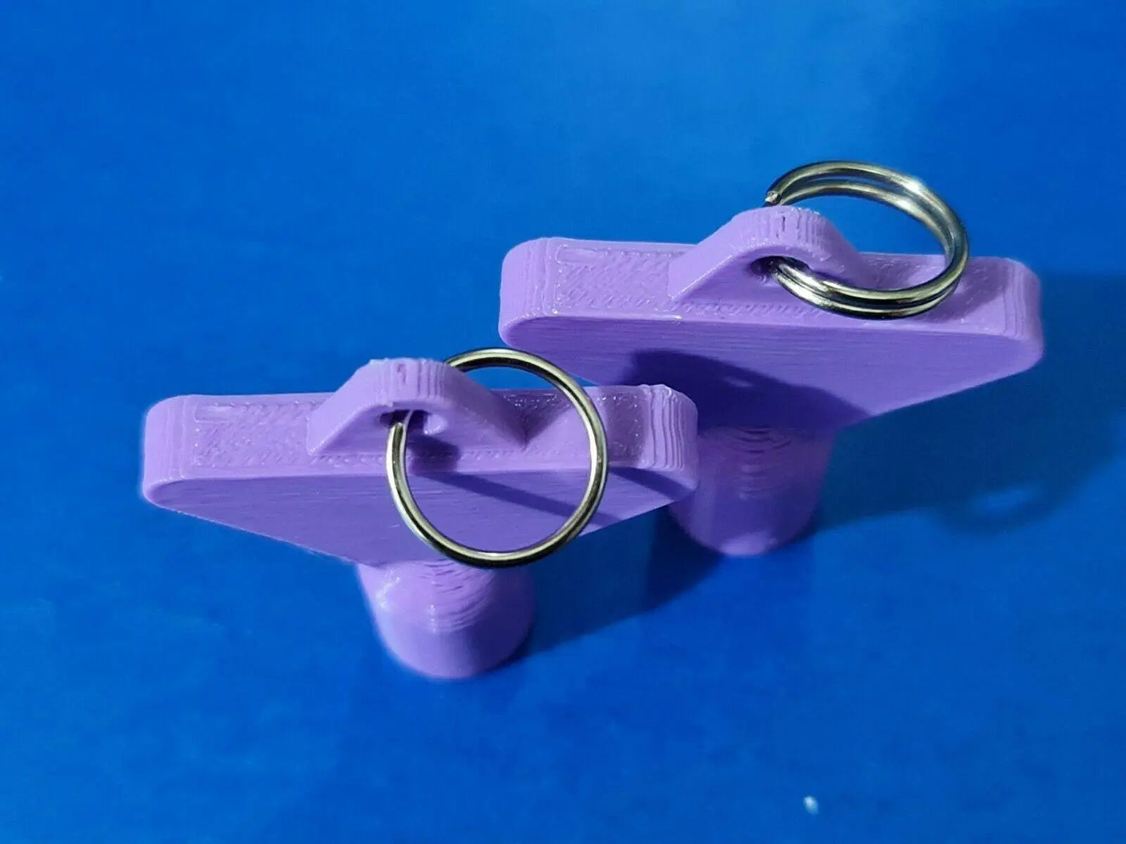 2 x Gas Electric Meter Box Utility Key Cupboard Purple PLA Plastic Biodegradable 3D Peak Print