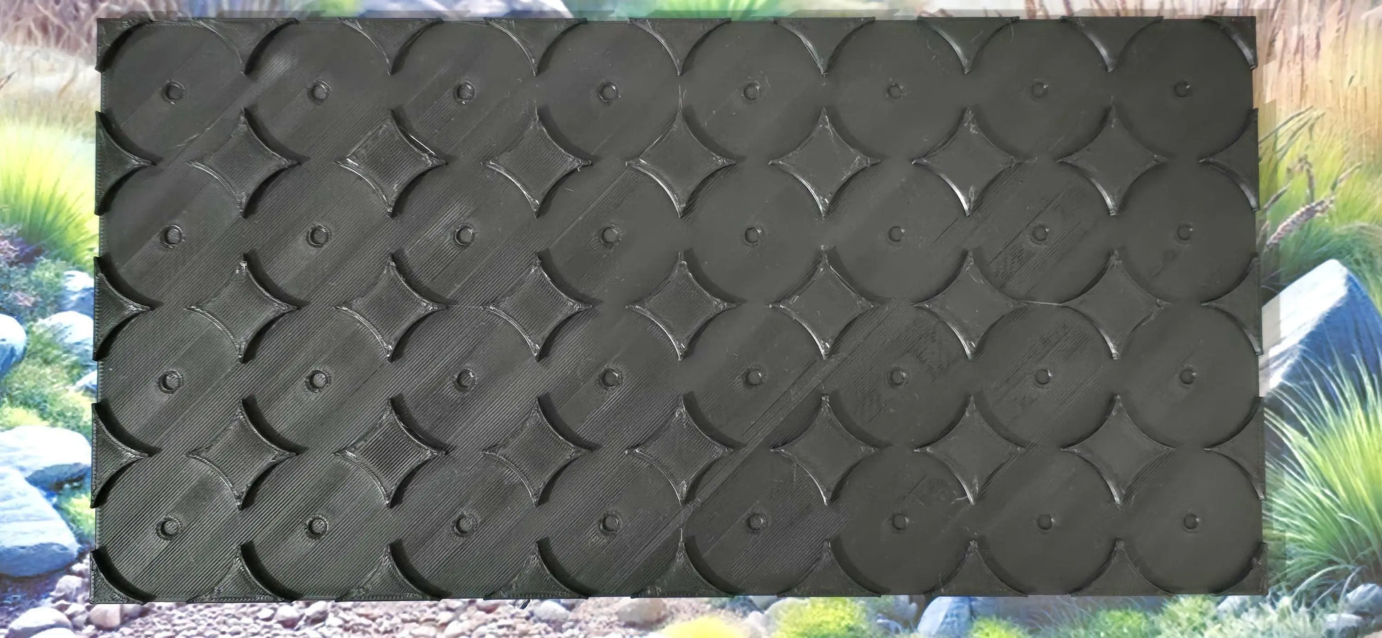 Wargaming Movement Trays 40mm (8 x 4) Round to Square Old World 3D Peak Print