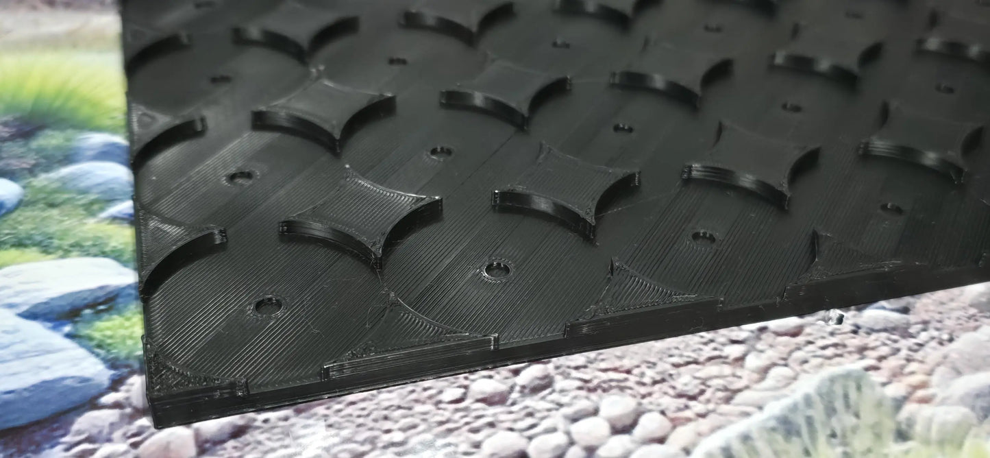 Wargaming Movement Trays 40mm (8 x 4) Round to Square Old World 3D Peak Print