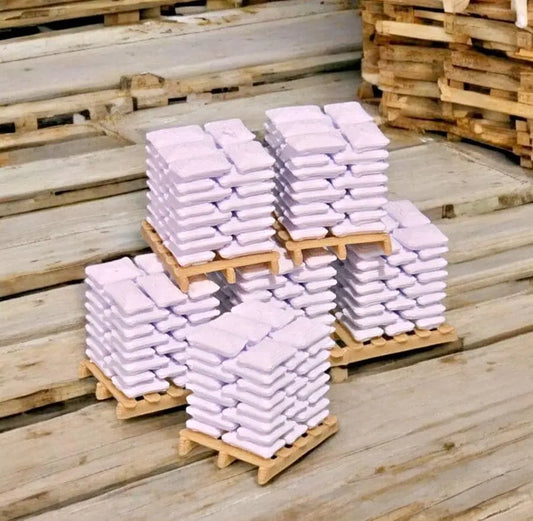 Pallets of white sacks wood pallet oo gauge 1:76 scale model railway (6 pack) 3D Peak Print