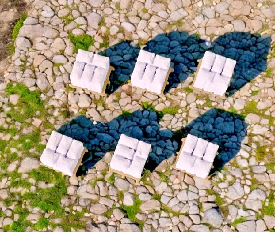 Pallets of white sacks wood pallet oo gauge 1:76 scale model railway (6 pack) 3D Peak Print