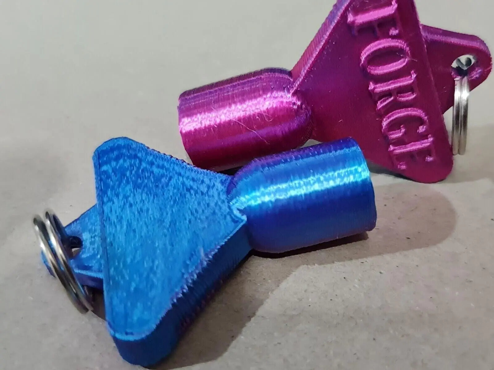 2 x gas electric meter box utility key cupboard two tone pla biodegradable 3D Peak Print