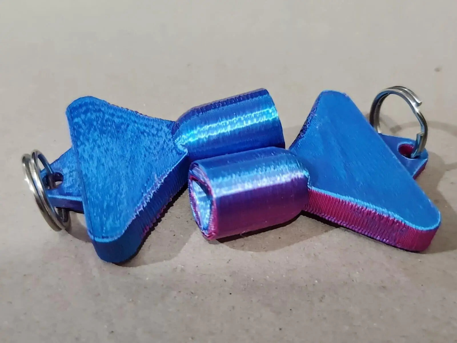 2 x gas electric meter box utility key cupboard two tone pla biodegradable 3D Peak Print