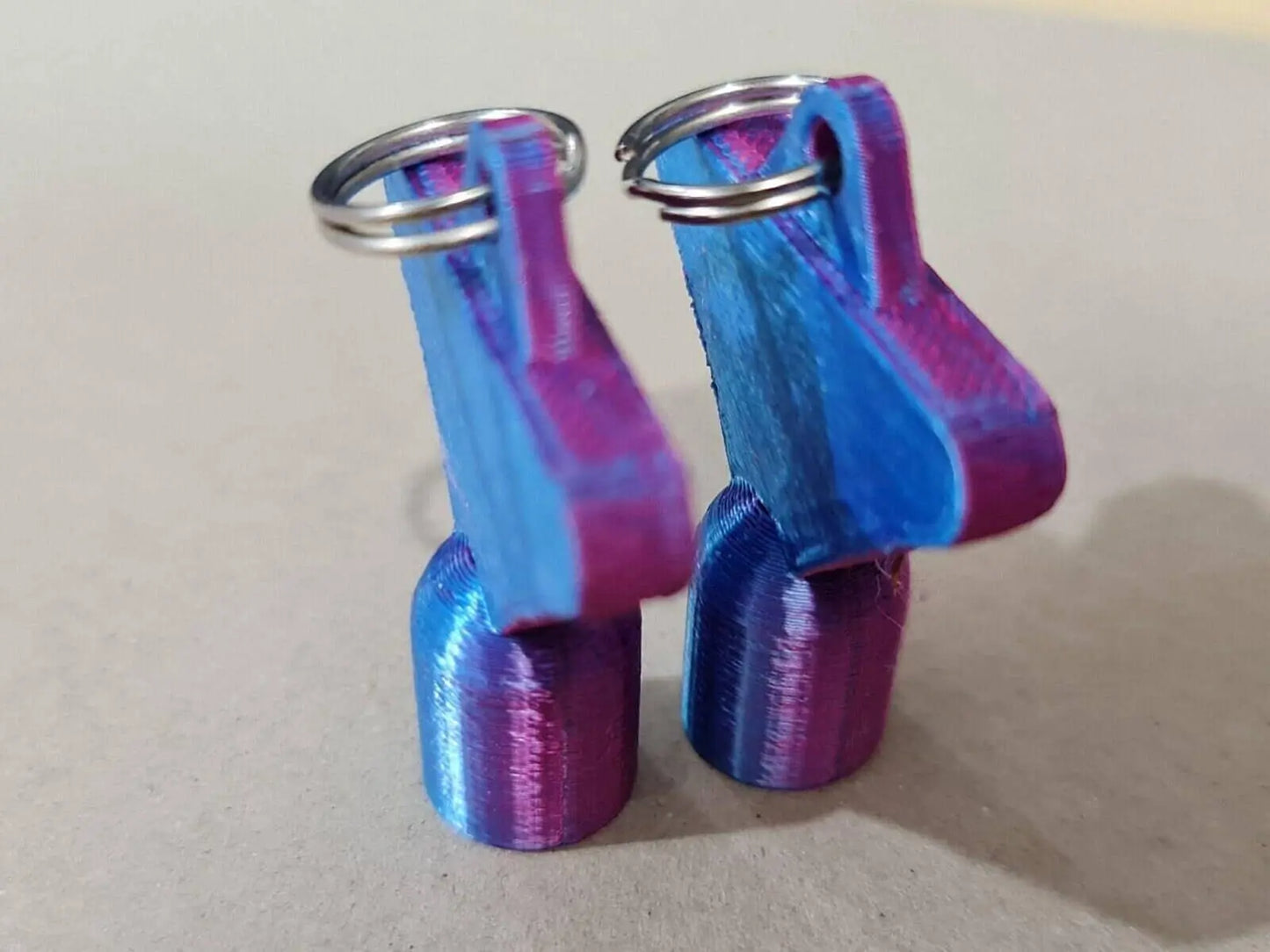 2 x gas electric meter box utility key cupboard two tone pla biodegradable 3D Peak Print